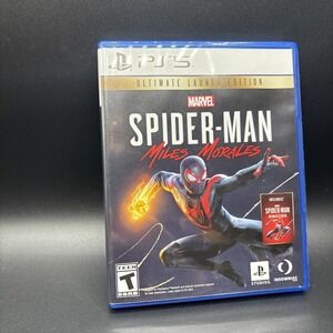 Marvel's Spider-Man Miles Morales PlayStation 5 PS5 Authentic Good Shape